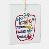 ornament "TEACHER" APPARAAT EN BEDANKT (Rechts)