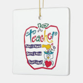 ornament "TEACHER" APPARAAT EN BEDANKT (Links)