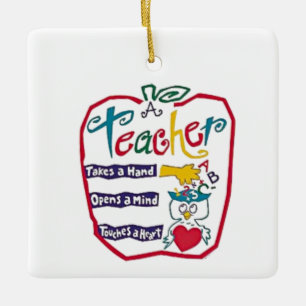 ornament "TEACHER" APPARAAT EN BEDANKT