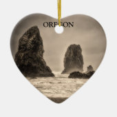 Ornament: The Needles 1 Toned (hart) Keramisch Ornament (Voorkant)