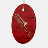 Ornament - Trombone (alto) - Kies uw kleur (Links)