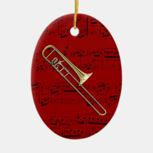 Ornament - Trombone (alto) - Kies uw kleur