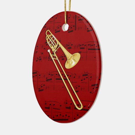 Ornament - Trombone (baars) - Kies uw kleur (Links)