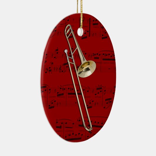 Ornament - Trombone (tenor) - Kies uw kleur (Rechts)