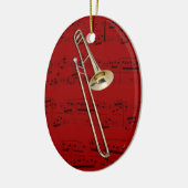 Ornament - Trombone (tenor) - Kies uw kleur (Links)