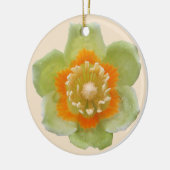 Ornament - Tulp Poplar Tulp op crème (Links)