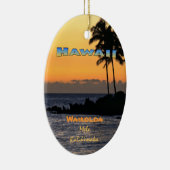 Ornament: Twilight at Waikoloa (ovaal) Keramisch Ornament (Rechts)