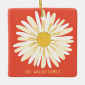 Ornament uit de White Daisy-reeks - IT AANPASSEN (Voorkant)
