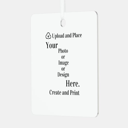 Ornament uw ontwerp of foto-upload (Voorkant links)