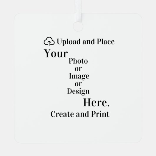 Ornament uw ontwerp of foto-upload (Achterkant)