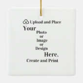 Ornament uw ontwerp of foto-upload (Achterkant)