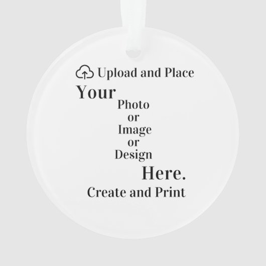 Ornament uw ontwerp of foto-upload (achterkant)