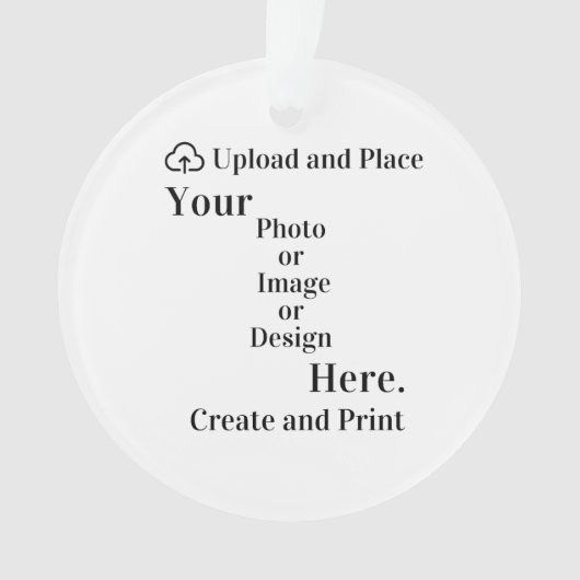 Ornament uw ontwerp of foto-upload (voorkant)