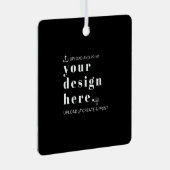 Ornament Uw Ontwerp Upload Metal Square (Voorkant Rechts)