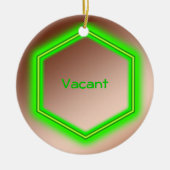 Ornament - Vacancy-teken (Voorkant)