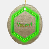 Ornament - Vacature-teken (linnen) (Links)