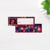 " Ornament" Vakantievakantiedragende Labels Mini Visitekaartjes (Bureau)