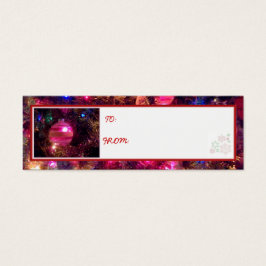 " Ornament" Vakantievakantiedragende Labels Mini Visitekaartjes