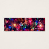 " Ornament" Vakantievakantiedragende Labels Mini Visitekaartjes (Achterkant)