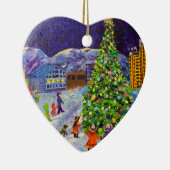 ornament van aardewerk en lax Alaskan (Rechts)