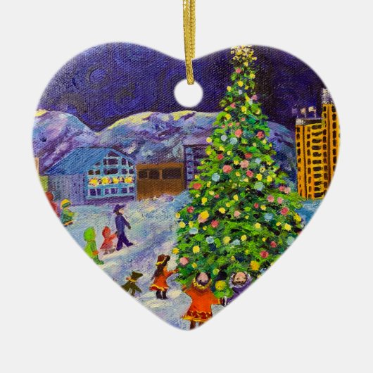 ornament van aardewerk en lax Alaskan (Voorkant)