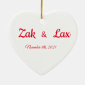 ornament van aardewerk en lax Alaskan (Achterkant)