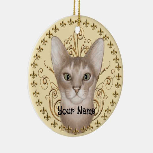 Ornament van Abyssinian Fleur de Lis (Rechts)