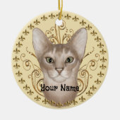 Ornament van Abyssinian Fleur de Lis (Voorkant)