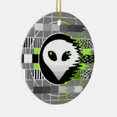 Ornament van Alien-tv-keramiek (Rechts)