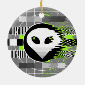 Ornament van Alien-tv-keramiek (Achterkant)