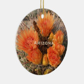 Ornament van Arizona Barrel Cactus Flower (Rechts)