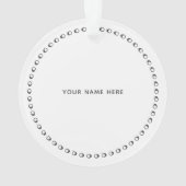 Ornament van beroepsethapist (achterkant)