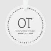 Ornament van beroepsethapist (voorkant)