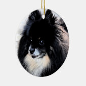 Ornament van Black & Tan Pomeranian (Rechts)