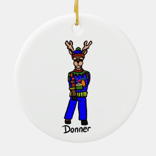 Ornament van Blitzen/ Donner (Achterkant)