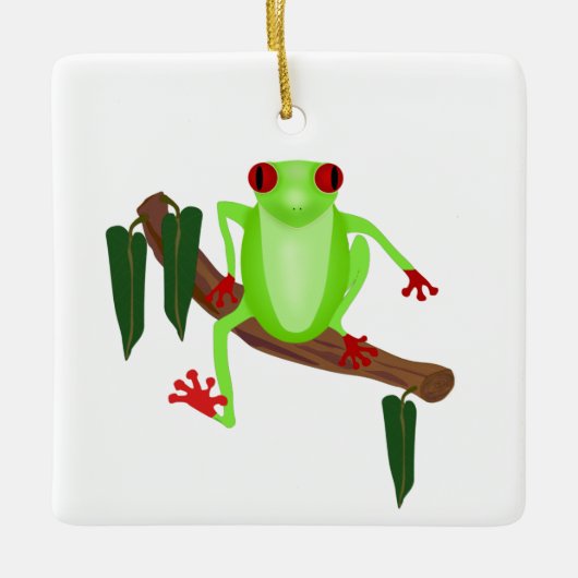 Ornament van boomkikker (Voorkant)