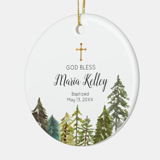 Ornament van bosboompijn (Links)