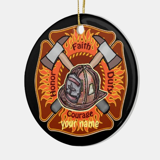 Ornament van brandweer (Links)