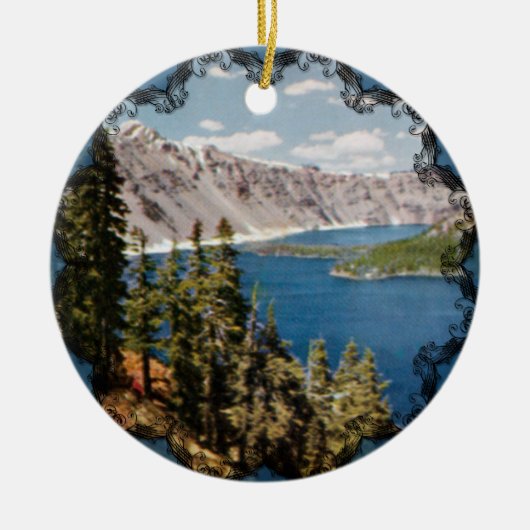 Ornament van Crater Lake Oregon (Voorkant)