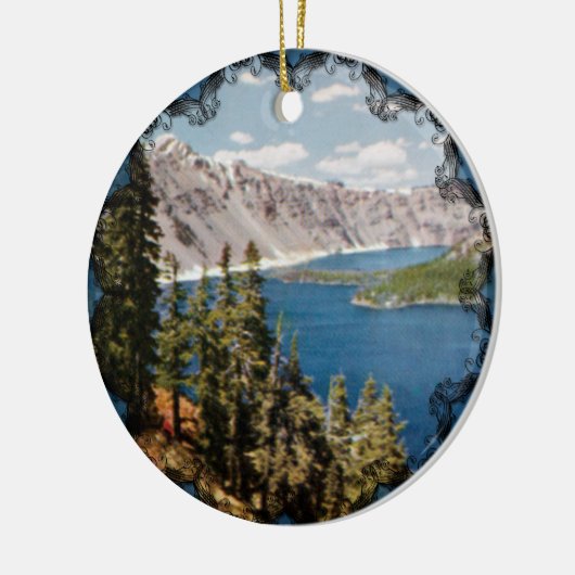 Ornament van Crater Lake Oregon (Links)