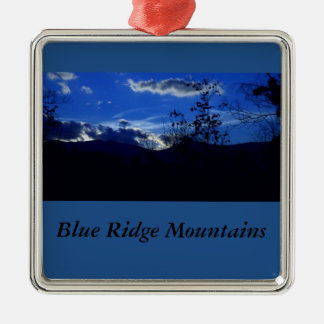Ornament van de bergen van de zeer blauwe Ridge