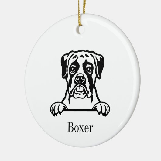 Ornament van de Boxer (Links)