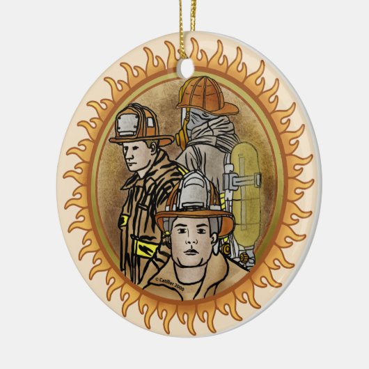 Ornament van de brandweer (Links)