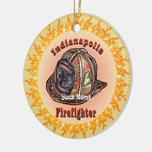 Ornament van de brandweer van Indianapolis (Links)