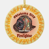 Ornament van de brandweer van Oklahoma City (Voorkant)