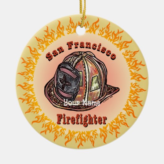 Ornament van de brandweer van San Francisco (Voorkant)