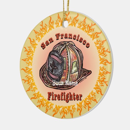 Ornament van de brandweer van San Francisco (Links)