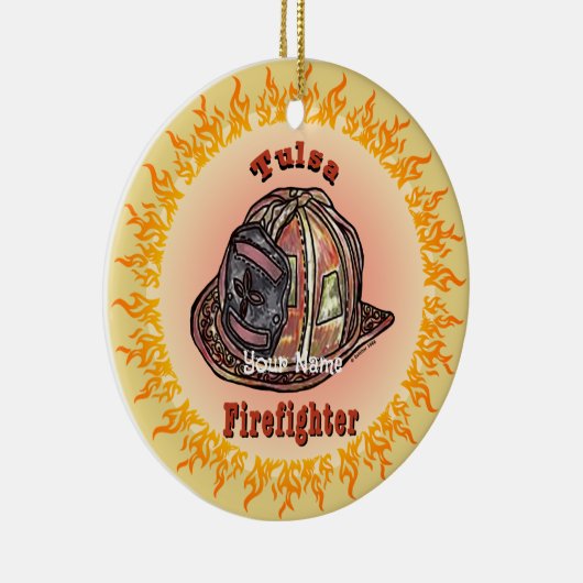 Ornament van de brandweer van Tulsa (Rechts)