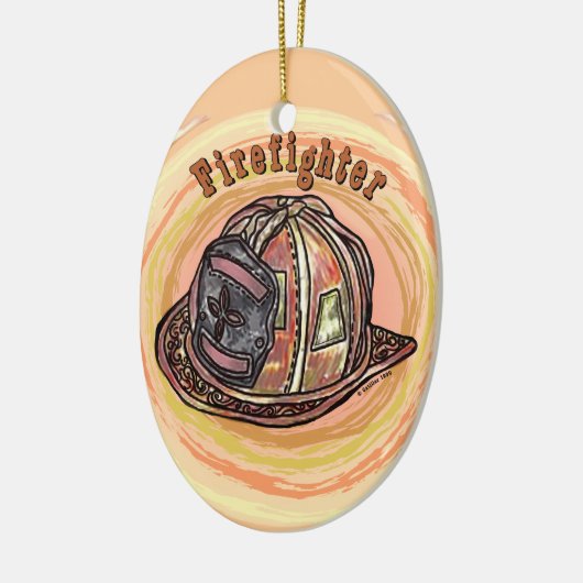 Ornament van de brandweerhelm (Links)