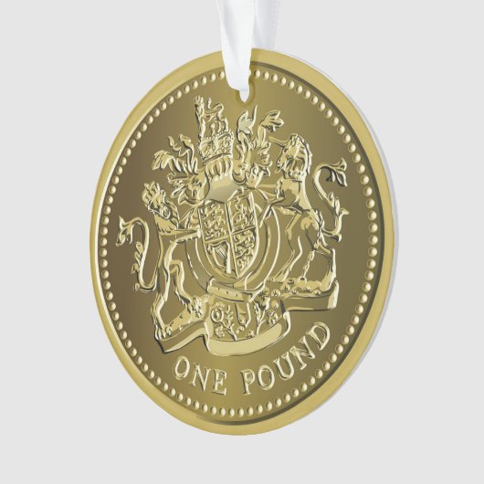 Ornament van de Britse Pond (voorkant)